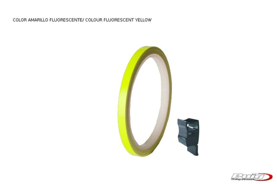 Puig Rim Strip 6 Meters+Aplicator C/Yellow Fluorescent