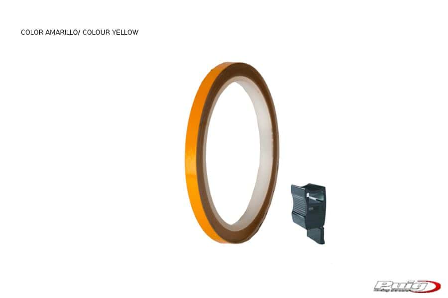 Puig Rim Strip 6 Meters+Aplicator C/Yellow Fluorescent