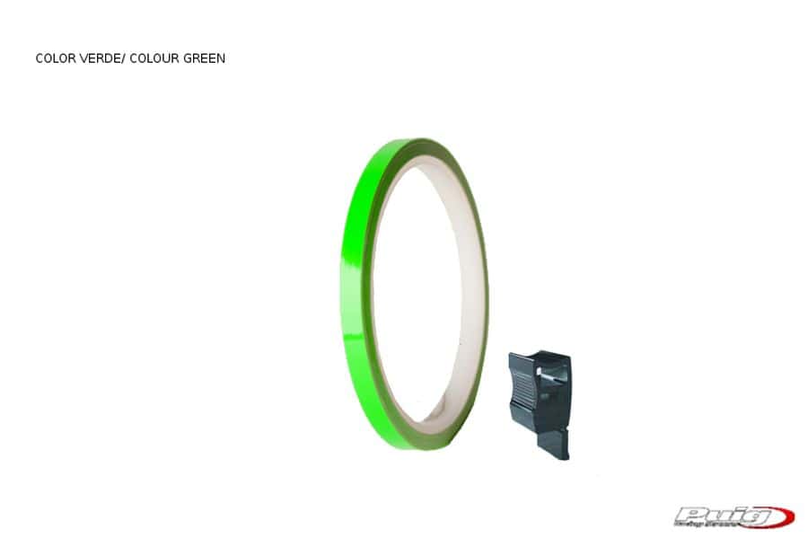 Puig Rim Strip 6 Meters+Aplicator C/Green Fluorescent