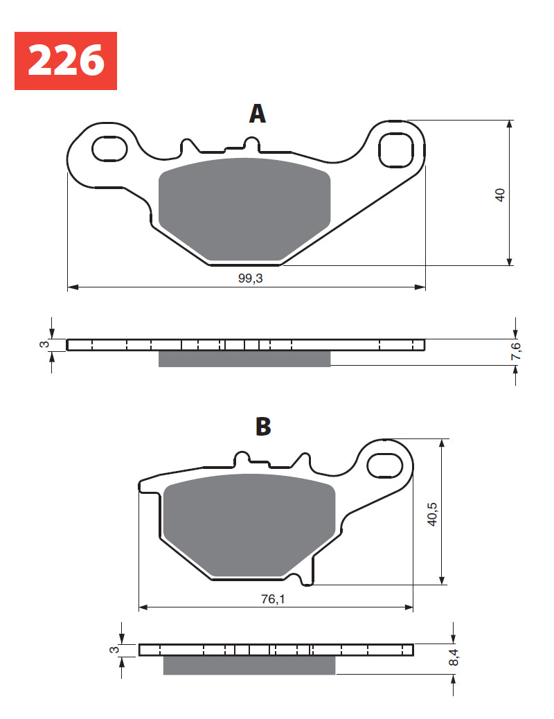 GOLDFREN Jarrupalat 226 Ceramic Carbon K1