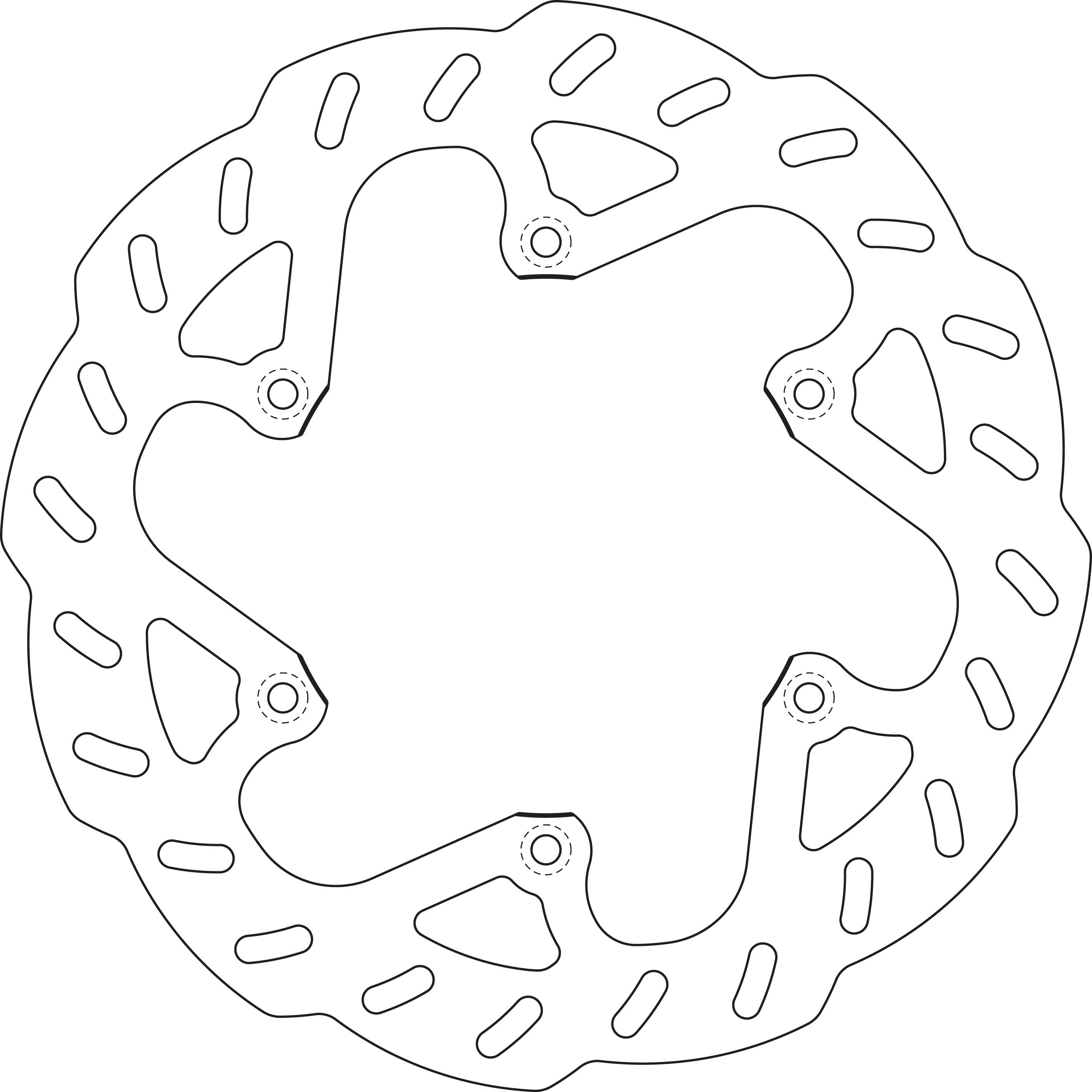 GOLDFREN jarrulevy taka YZ 22-..YZ450F 20-. YZ250F 21-