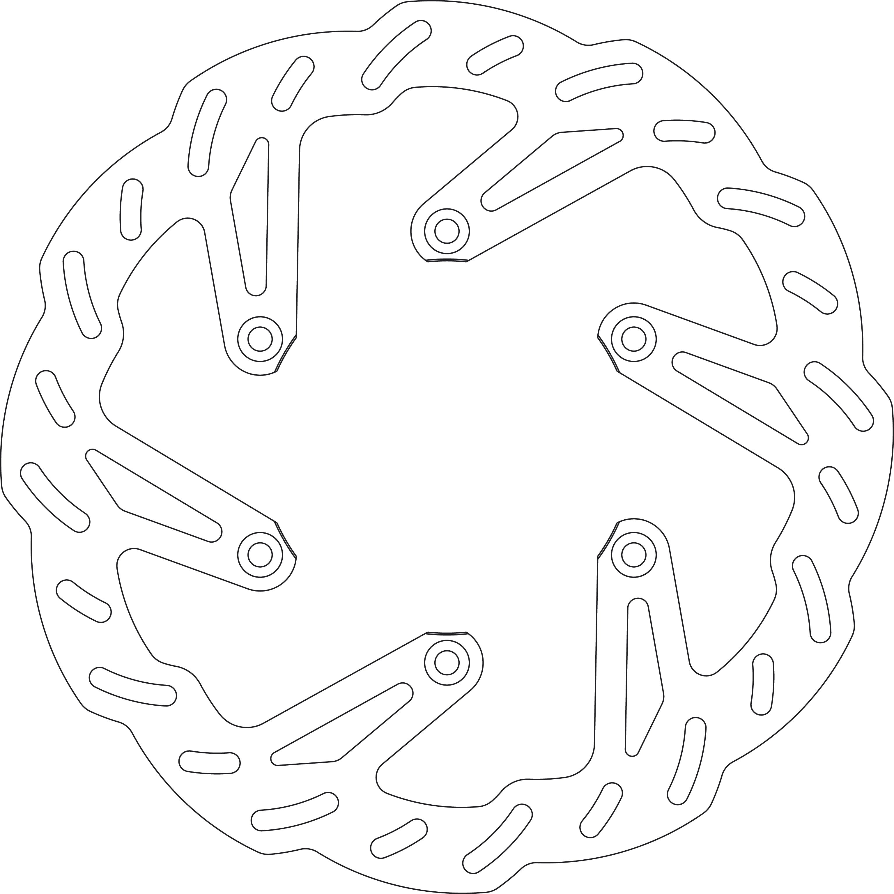 GOLDFREN jarrulevy Etu GAS kaikki 97-13