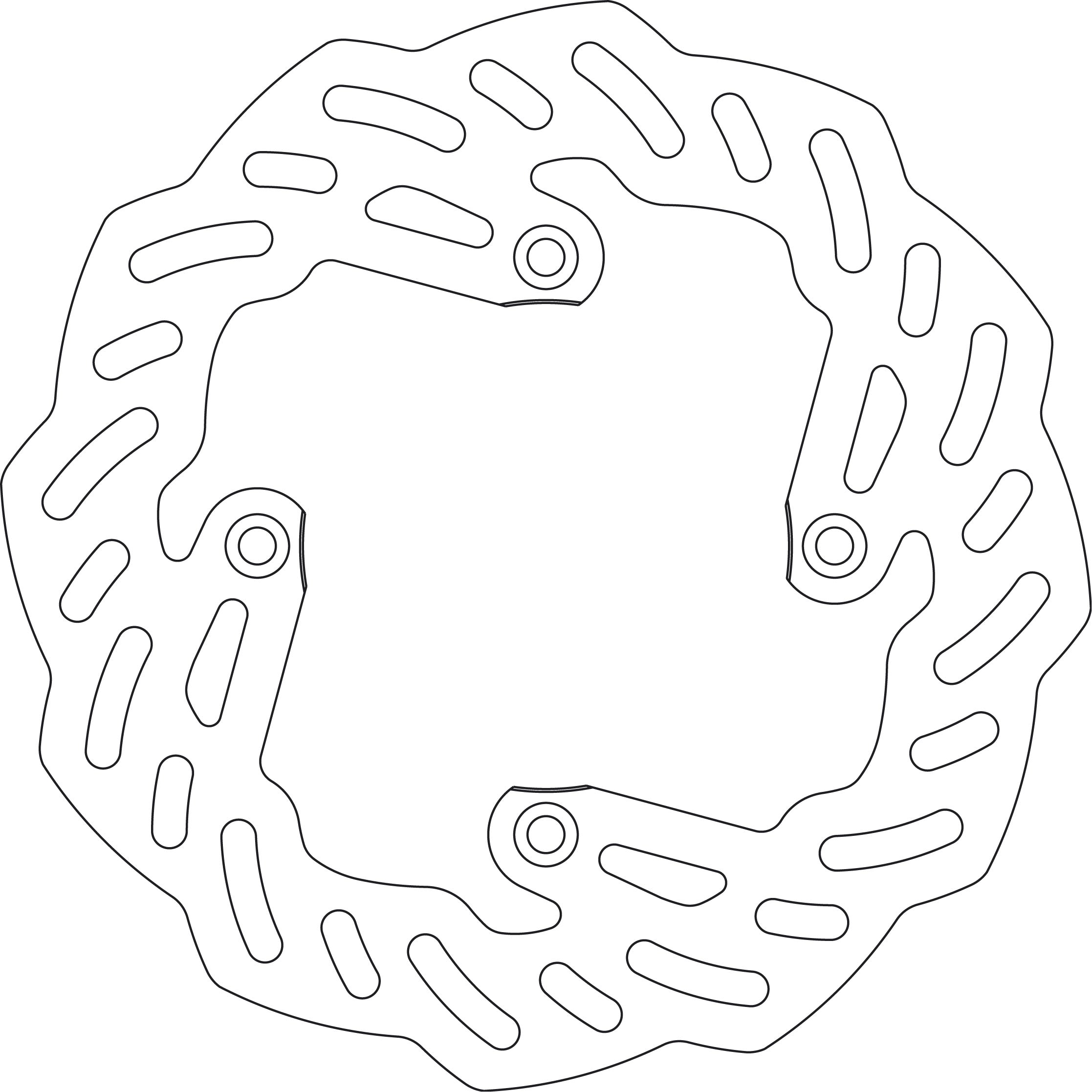 GOLDFREN jarrulevy taka YZ80/85 93- YZ65 18-