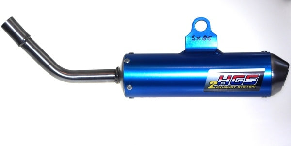 HGS Äänenvaimennin 2T Racing KTM85 03-17, TC85 14-17 sininen