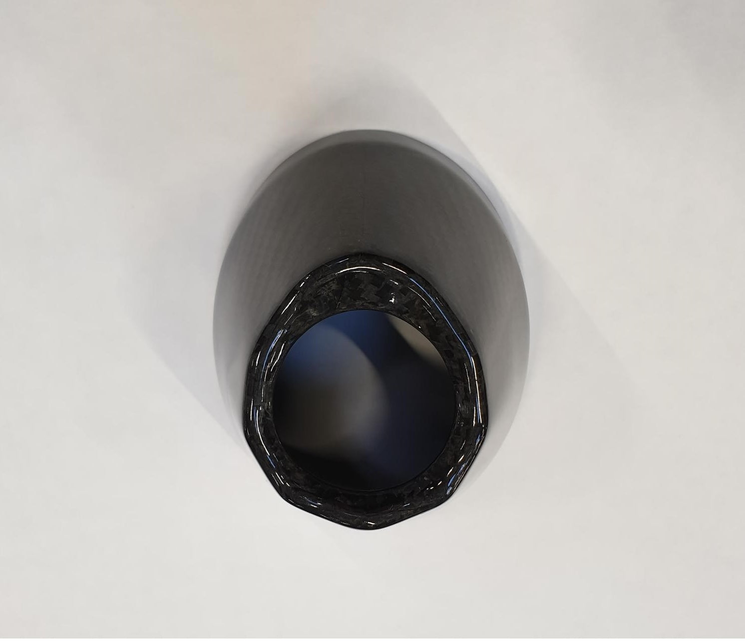 HGS End Cap Racing Carbon, 125/250cc 2T Round shape