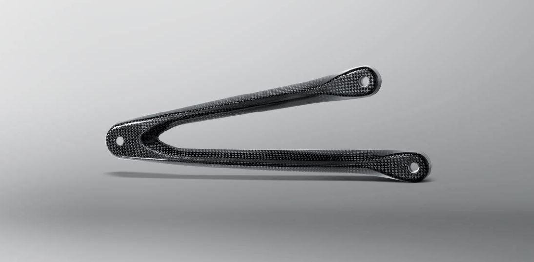 Akrapovic Carbon fiber muffler bracket Ninja ZX-6R 2009-