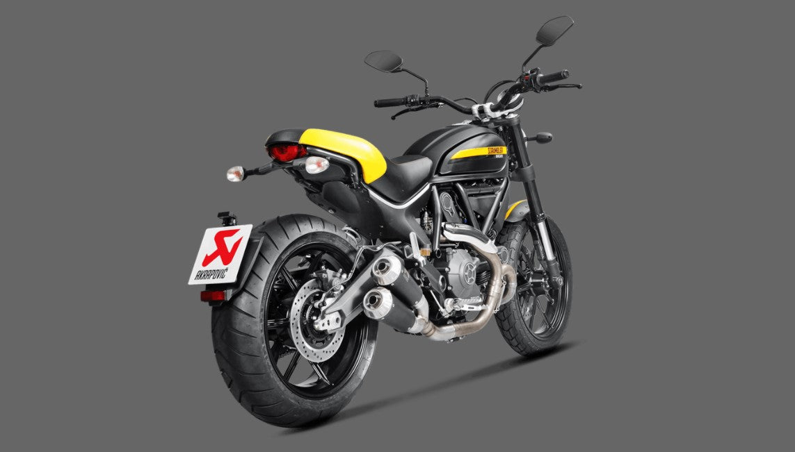 Akrapovic Slip-On Line (Titaani) Ducati Scrambler 800 2015-2020