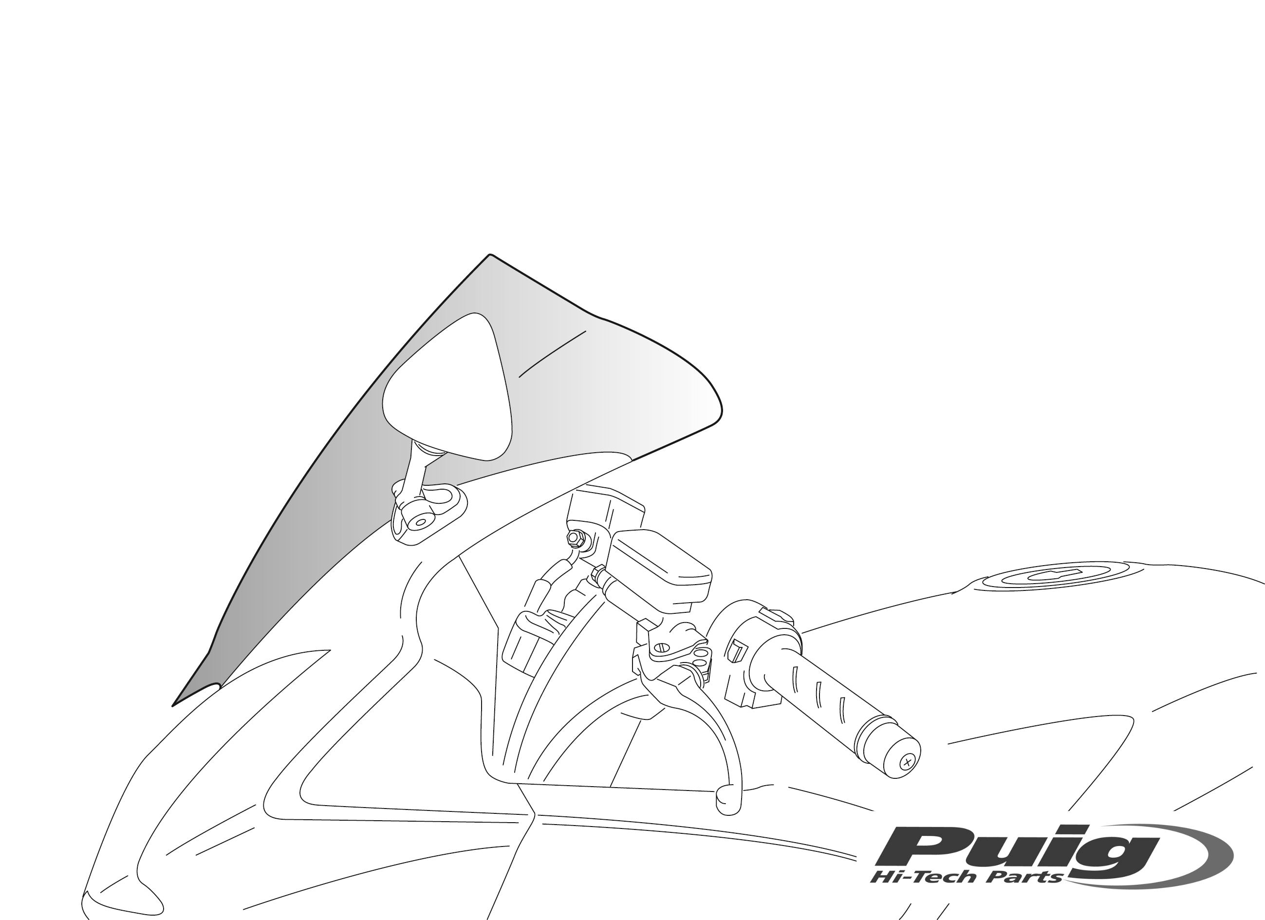 Puig Racing Screen Duc.848 08'-10'/1098/1098S 07-08/119