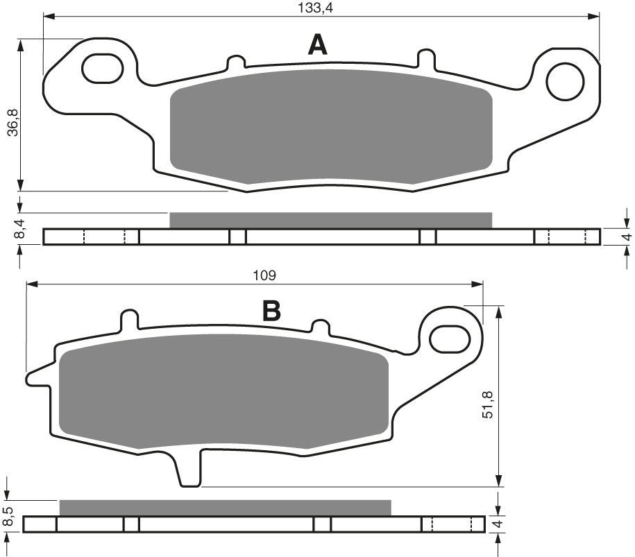 GOLDFREN Bromspinta 124 Ceramic carbon S3