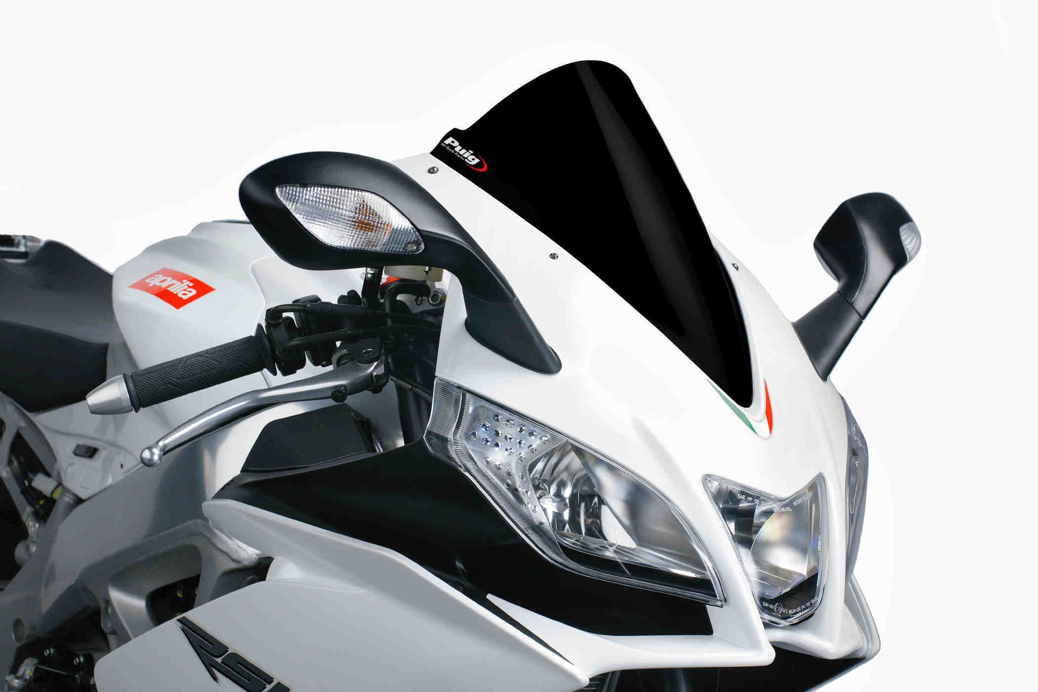 Puig Racing Screen Aprilia Rs4 11-18/Rsv4 09-14 C/Black