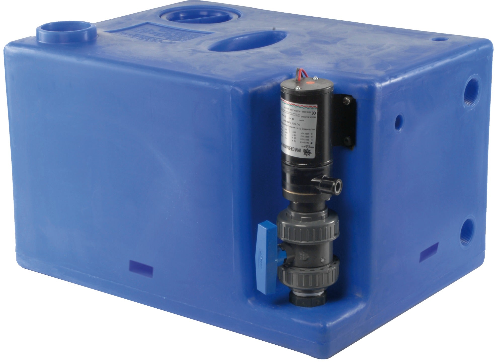 Waste water tank 117 l 12 V + macerator