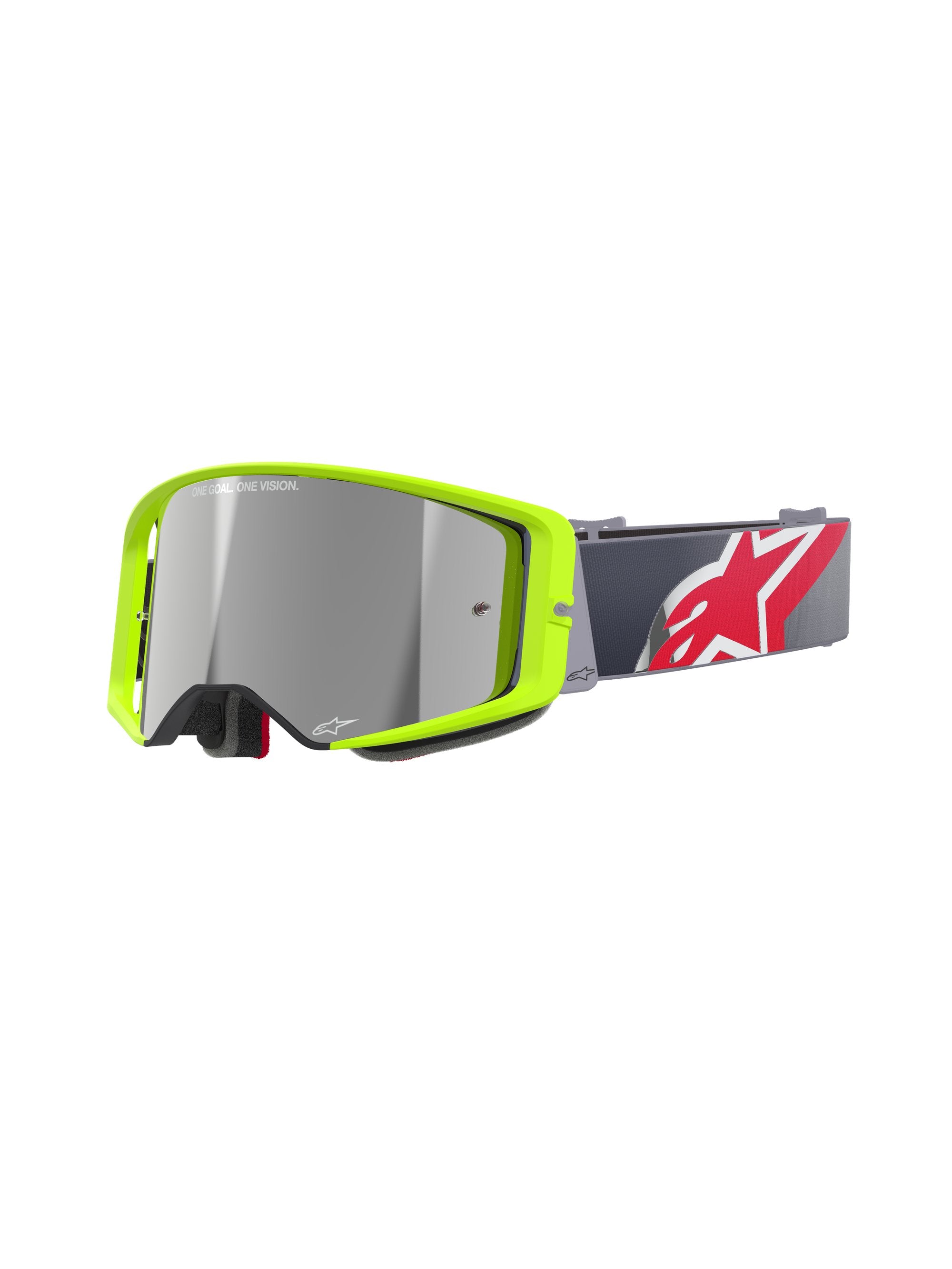 Alpinestars Ajolasit Supertech CORP Keltainen Fluo/Punainen Hopea peili
