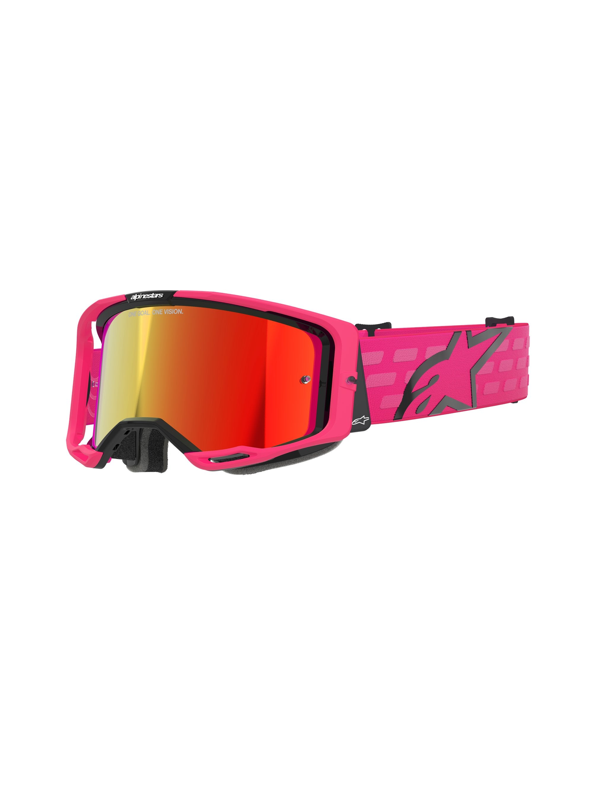 Alpinestars Ajolasit Vision 8 CORP Pinkki Punainen peili