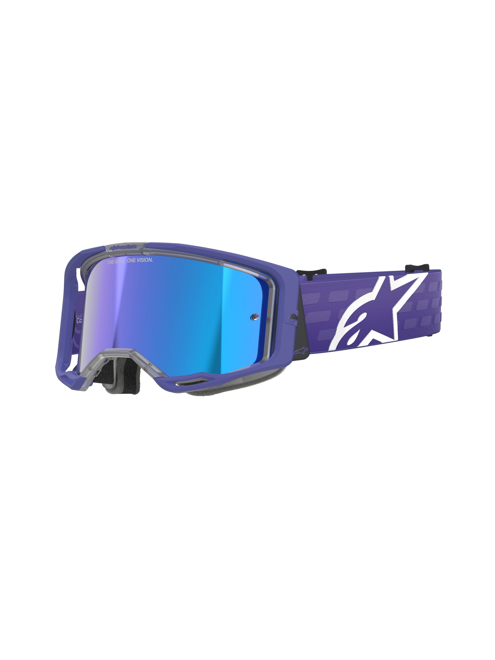 Alpinestars Ajolasit Vision 8 CORP Violetti Sininen peili