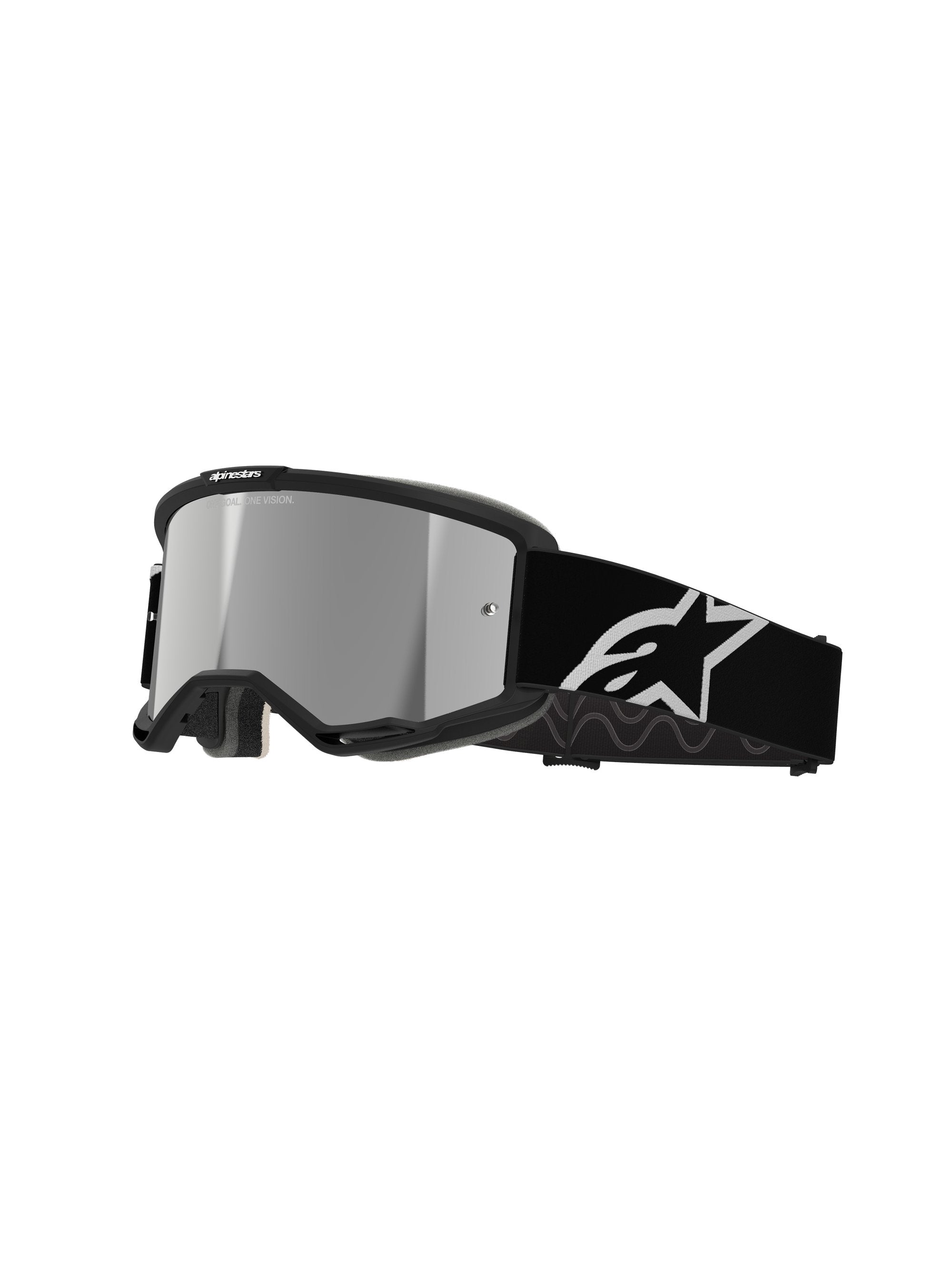Alpinestars Ajolasit Vision 5 CORP Musta Hopea peili