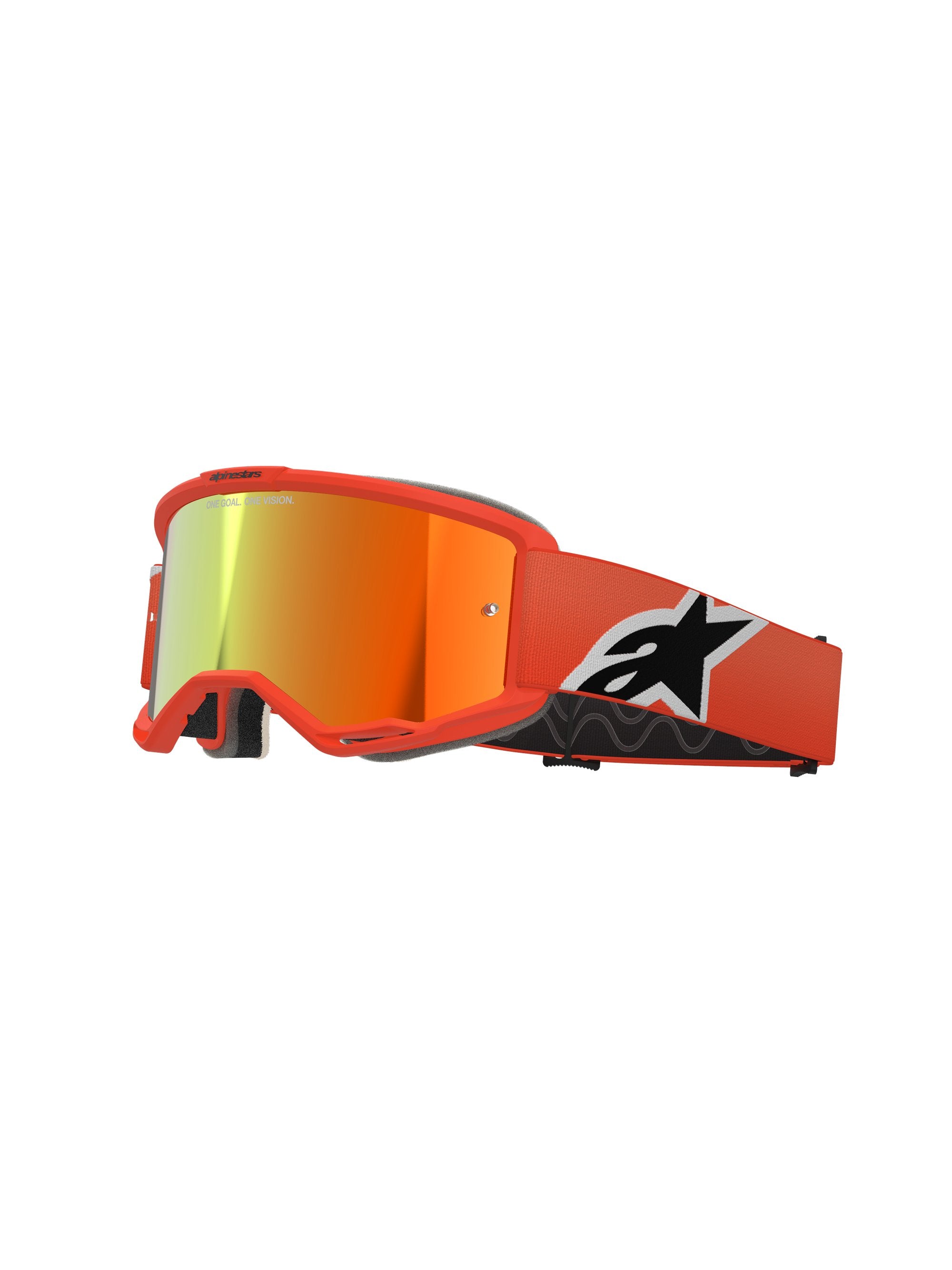 Alpinestars Ajolasit Vision 5 CORP Oranssi Punainen peili