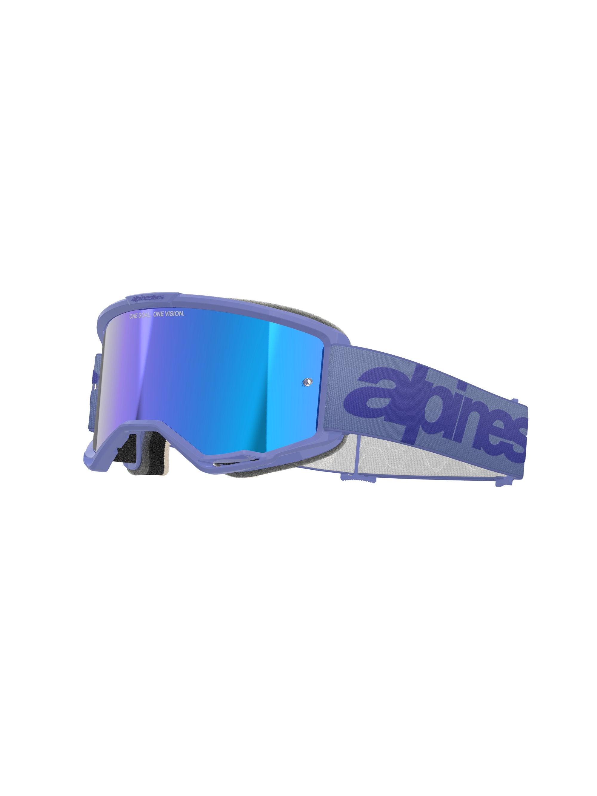 Alpinestars Ajolasit Vision 5 WORDMARK Violetti Peili Sininen