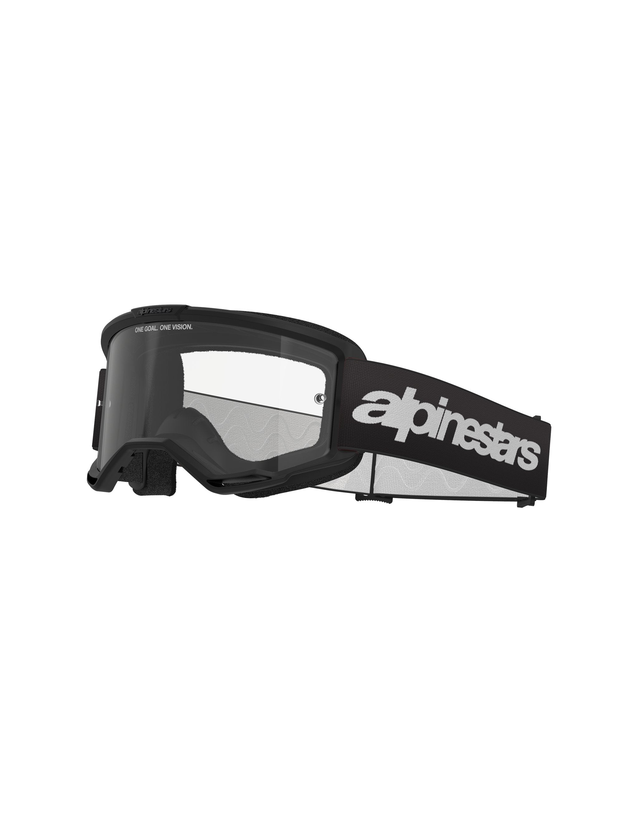 Alpinestars Ajolasit Vision 3 WORDMARK Musta Kirkas