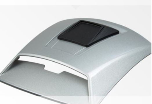 Schuberth C4 ventilation scoop, glossy silver