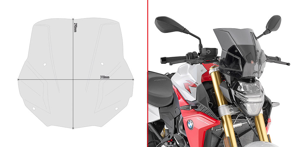 GIVI SPECIFIC SCREEN FUMEE BMW F900R 2020-