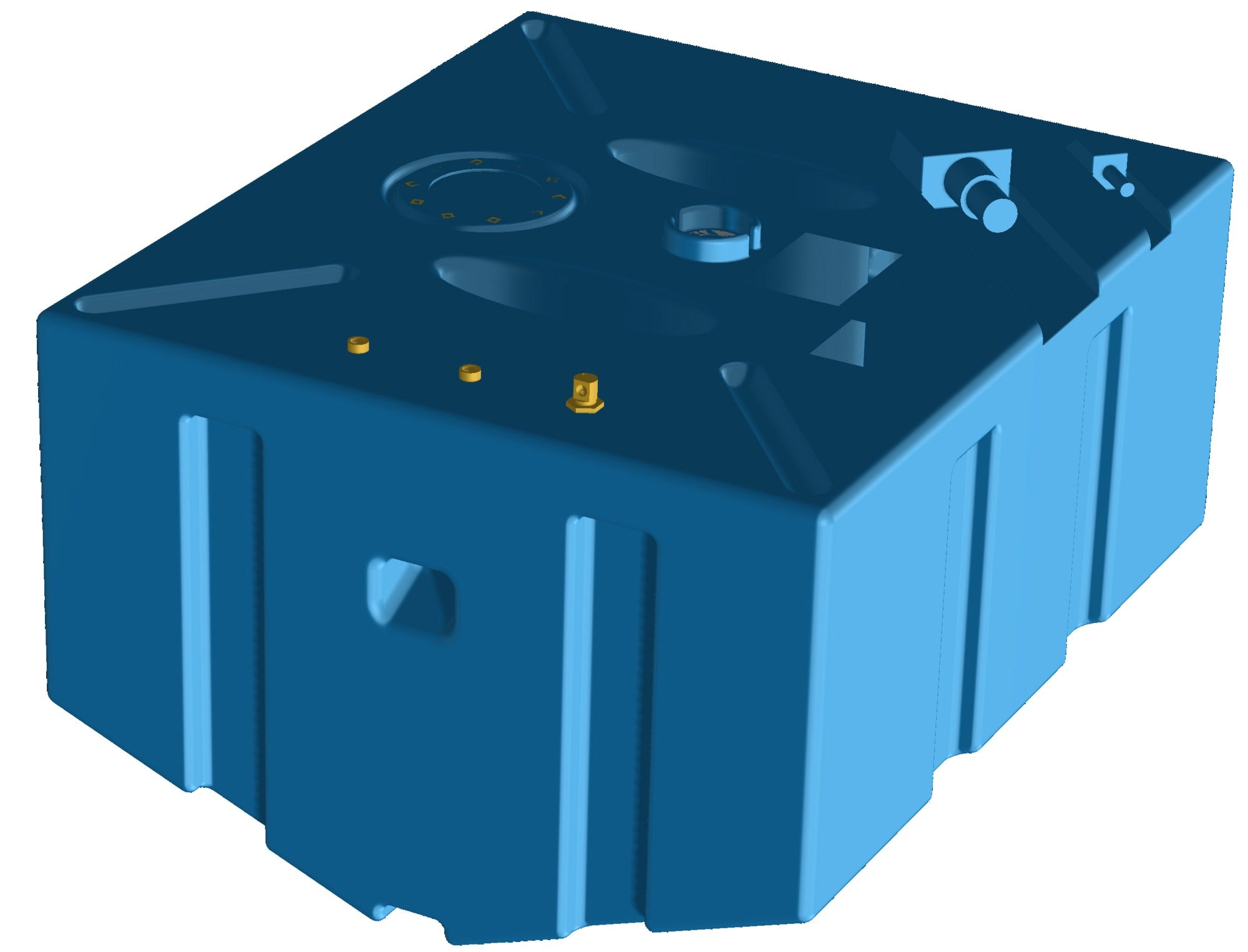 Polttoainesäiliö 1000x870x580 352 l (bensiini/diesel)