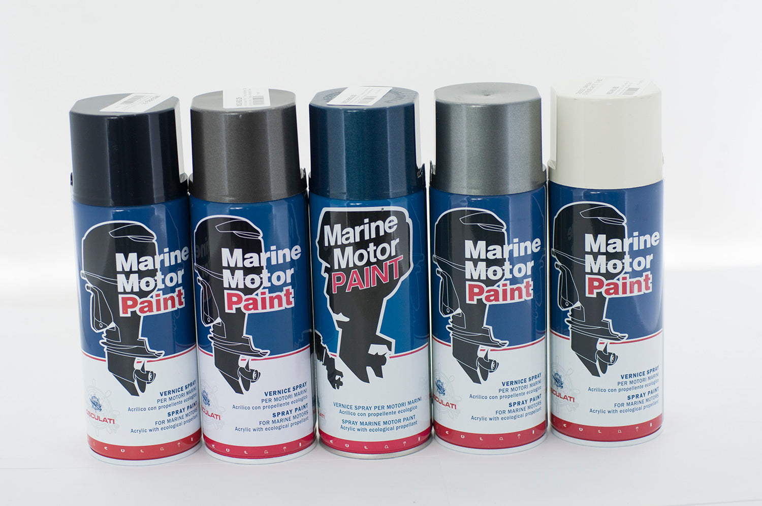 Moottorimaali 400ml, OMC white -80