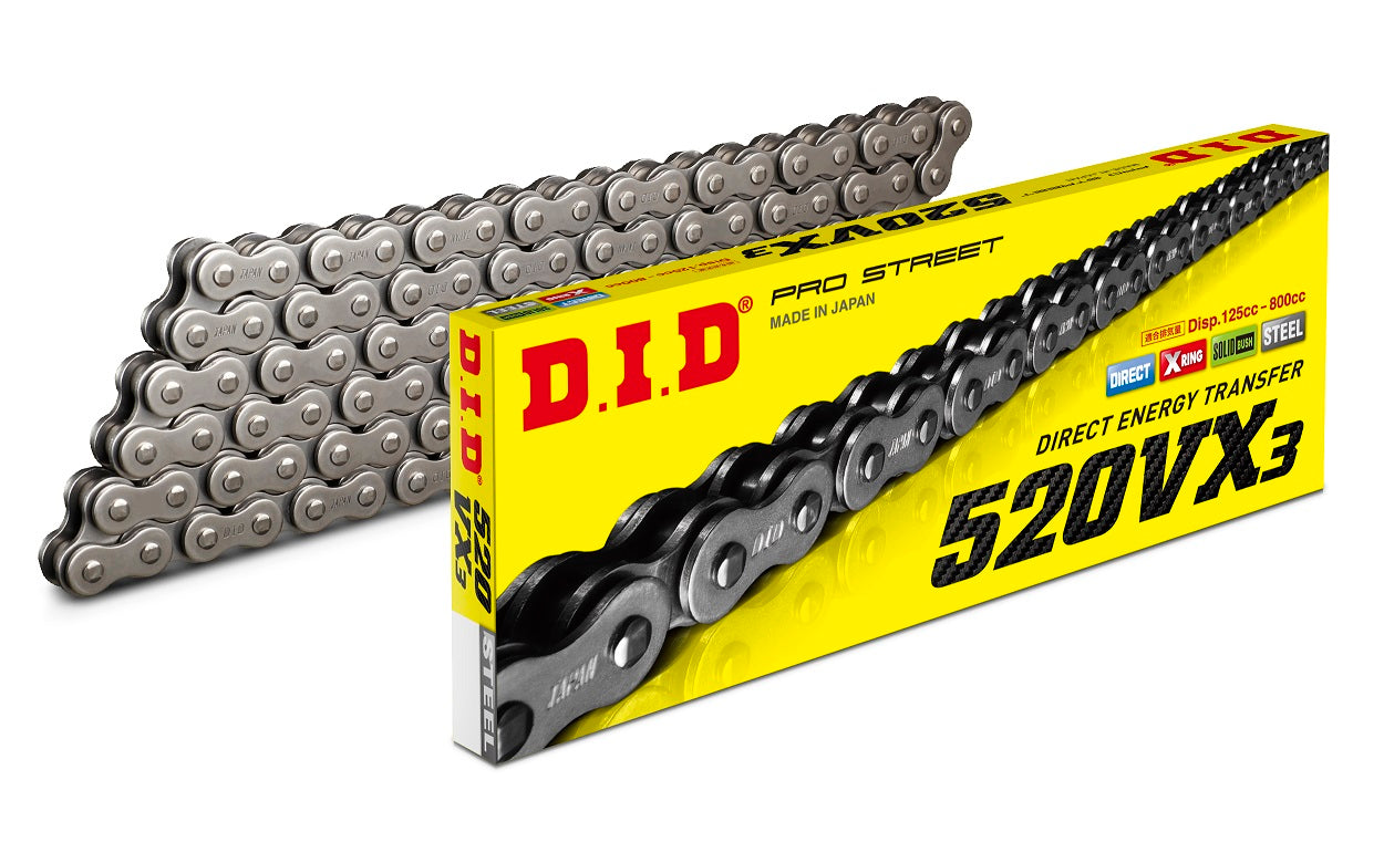 D.I.D 520VX3 Ketju+Jousil. (FJ)
