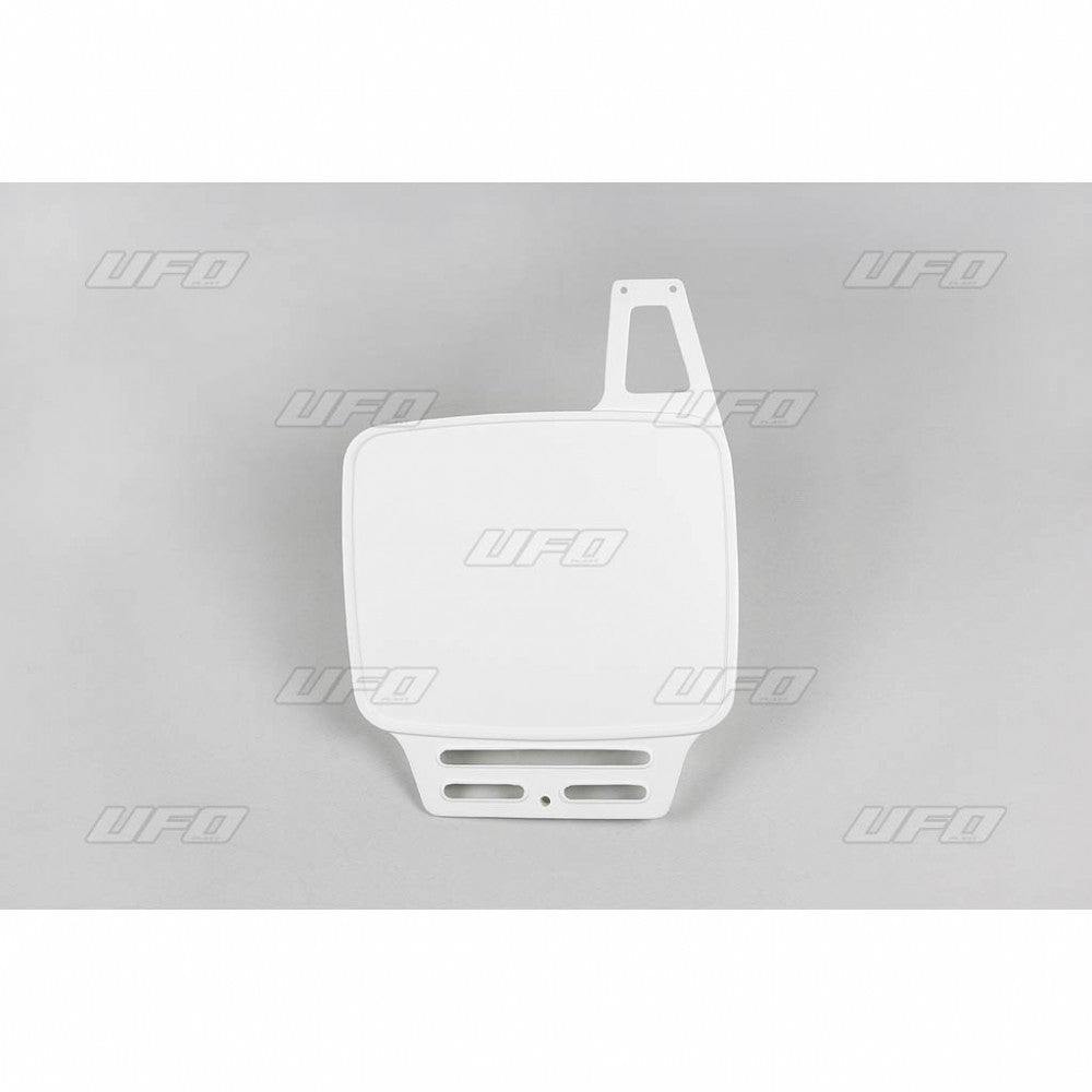 UFO Etunumerokilpi veteran MX/Enduro 79-89 Valkoinen