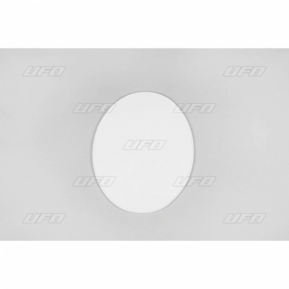 UFO Etunumerokilpi veteran MX/Enduro 1970 Valkoinen