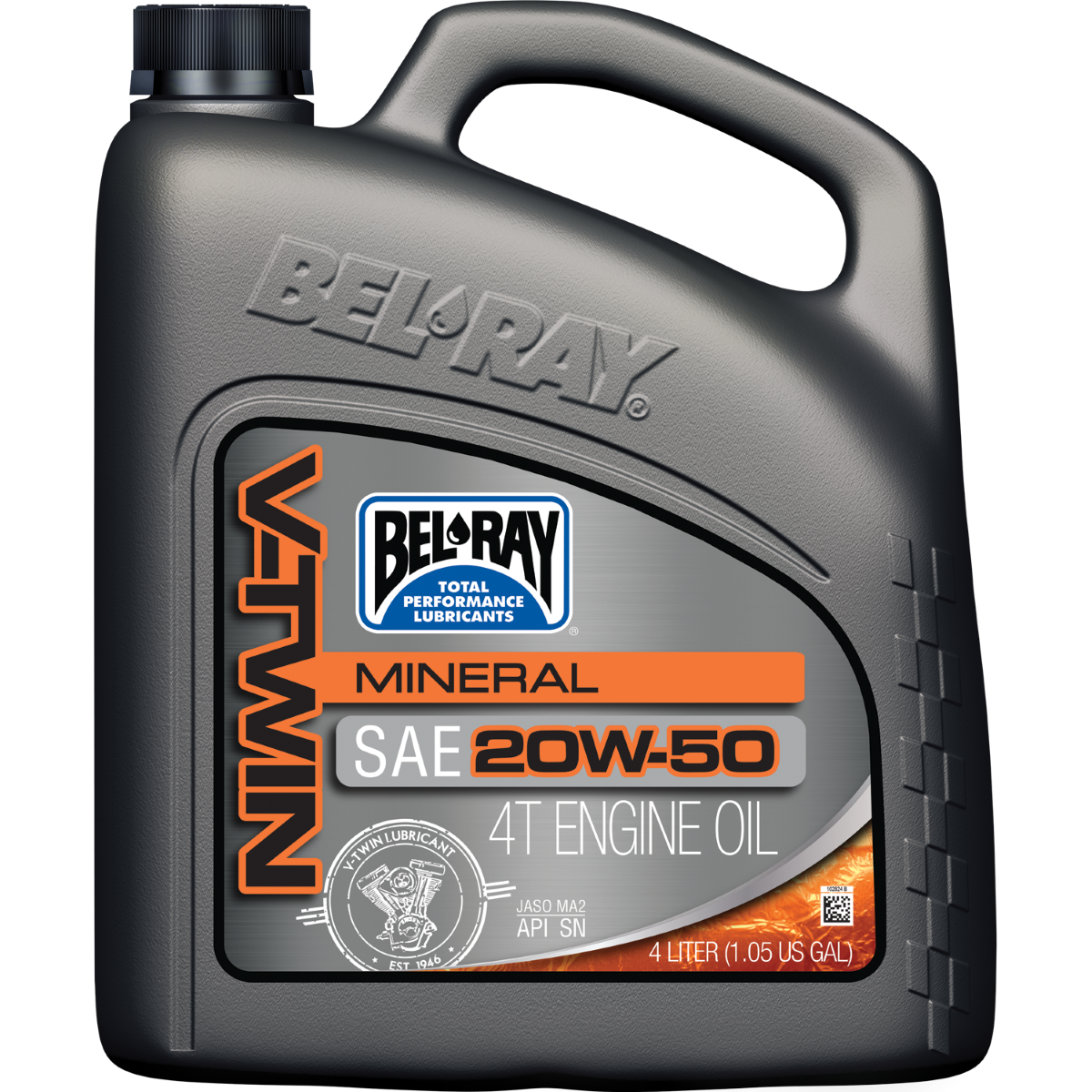 Bel-Ray V-Twin 20W-50 Mineral Engine Oil 4L