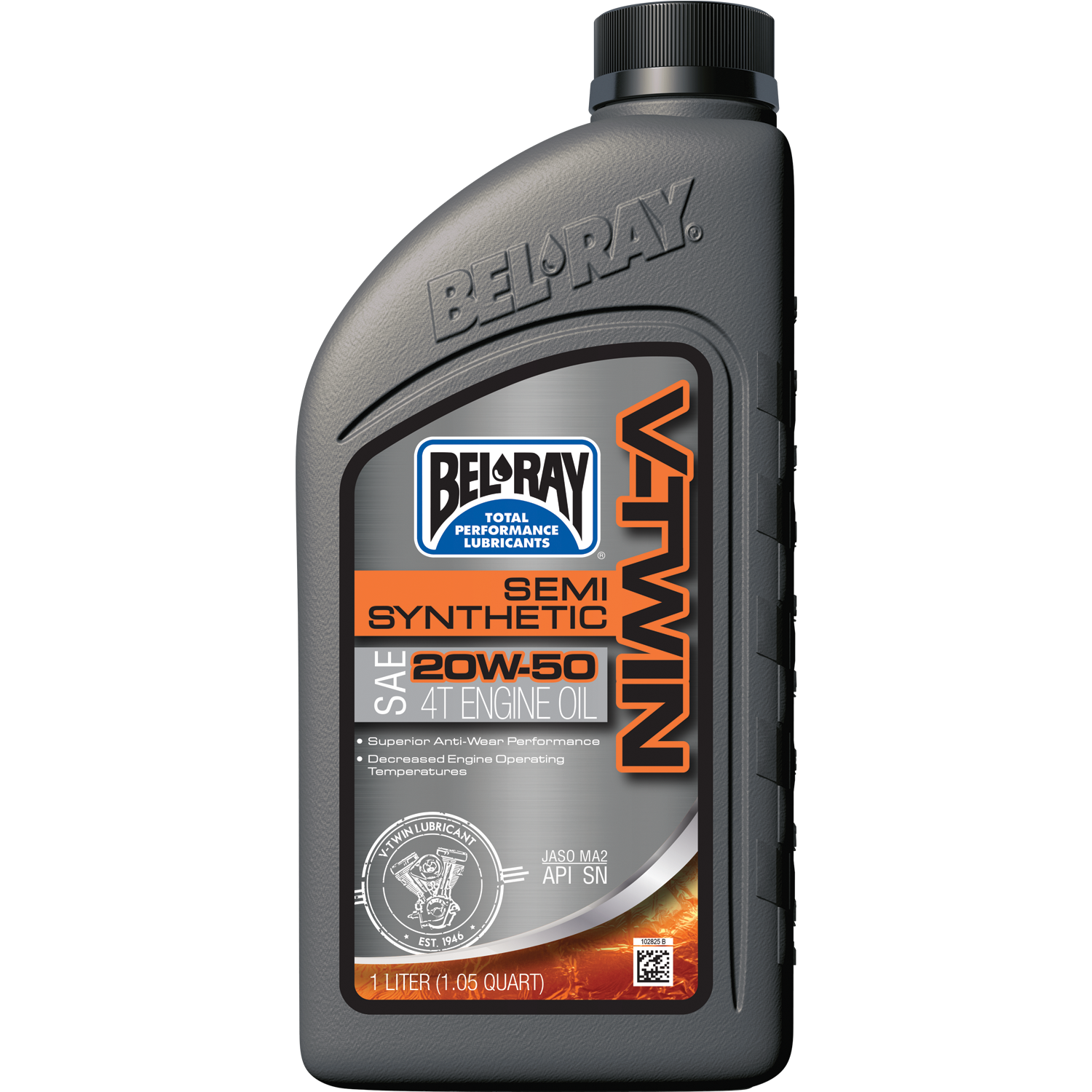 Bel-Ray V-Twin 20W-50 Semi-Synthetic Engine Oil 1L