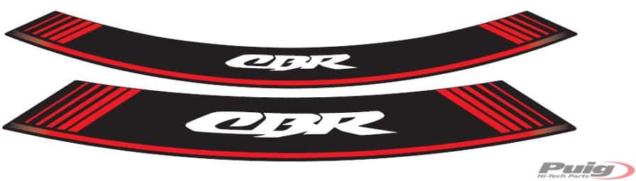 Puig Kit 8 Rim Strips Cbr C/Red
