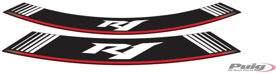 Puig Kit 8 Rim Strips R1 C/Silver