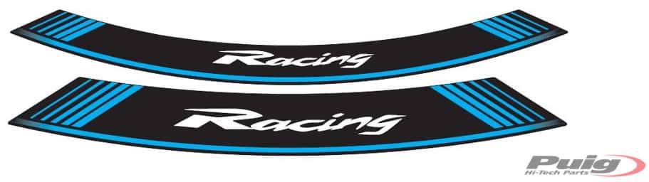 Puig Kit 8 Rim Strips Racing C/Blue