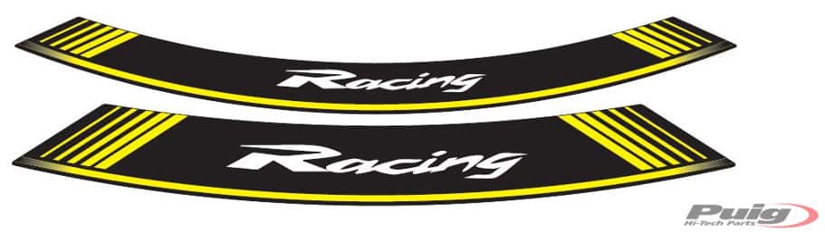 Puig Kit 8 Rim Strips Racing C/Yellow