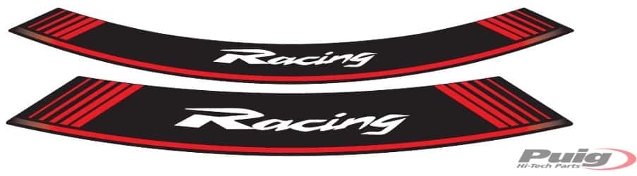 Puig Kit 8 Rim Strips Racing C/Red