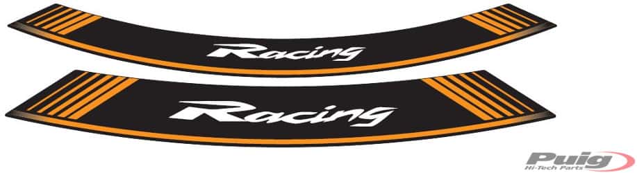 Puig Kit 8 Rim Strips Racing C/Orange