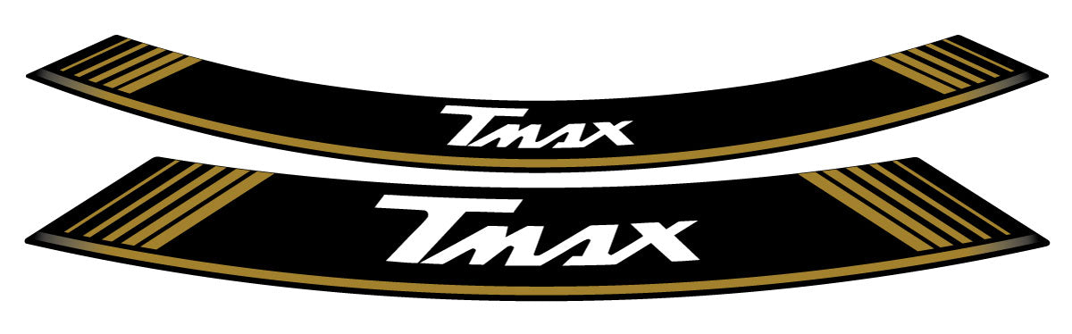 Puig Kit 8 Rim Strips T-Max C/Gold