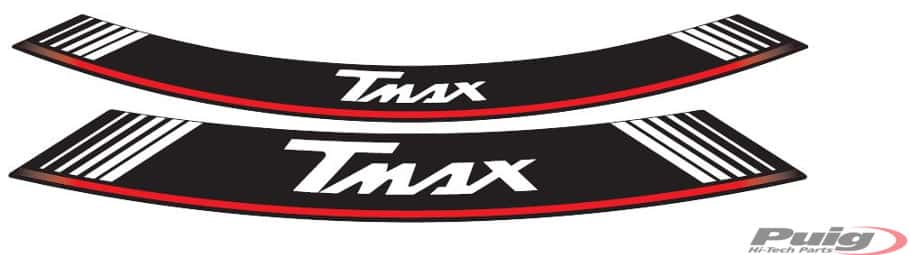 Puig Kit 8 Rim Strips T-Max C/Silver