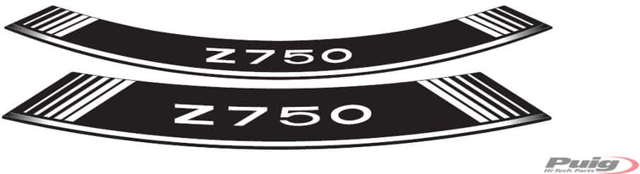 Puig Kit 8 Rim Strips Z750 C/White