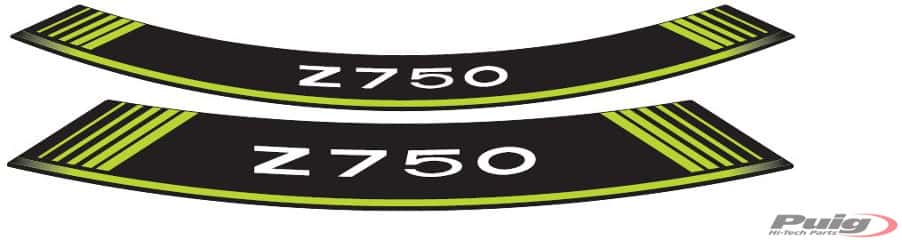 Puig Kit 8 Rim Strips Z750 C/Green