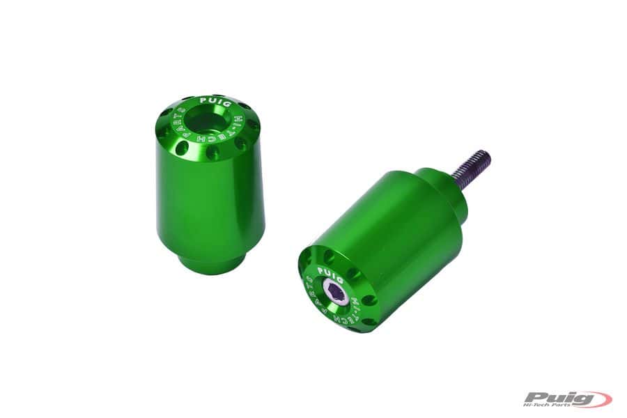 Puig Bar End Aluminum Yamaha C/Green