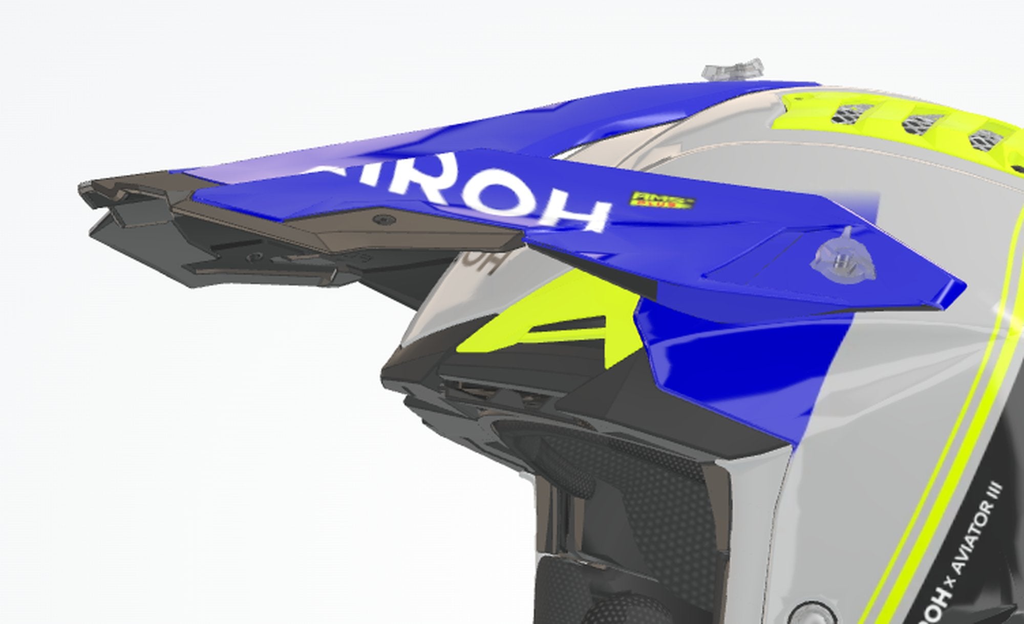 Airoh Aviator 3 Peak Hima Blue Gloss