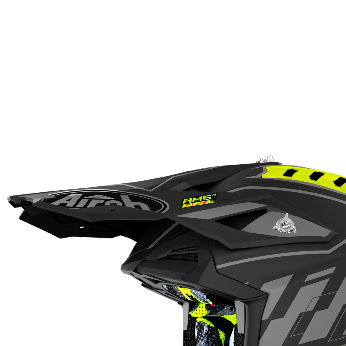 Airoh Aviator 3 Lippa Rampage musta matta