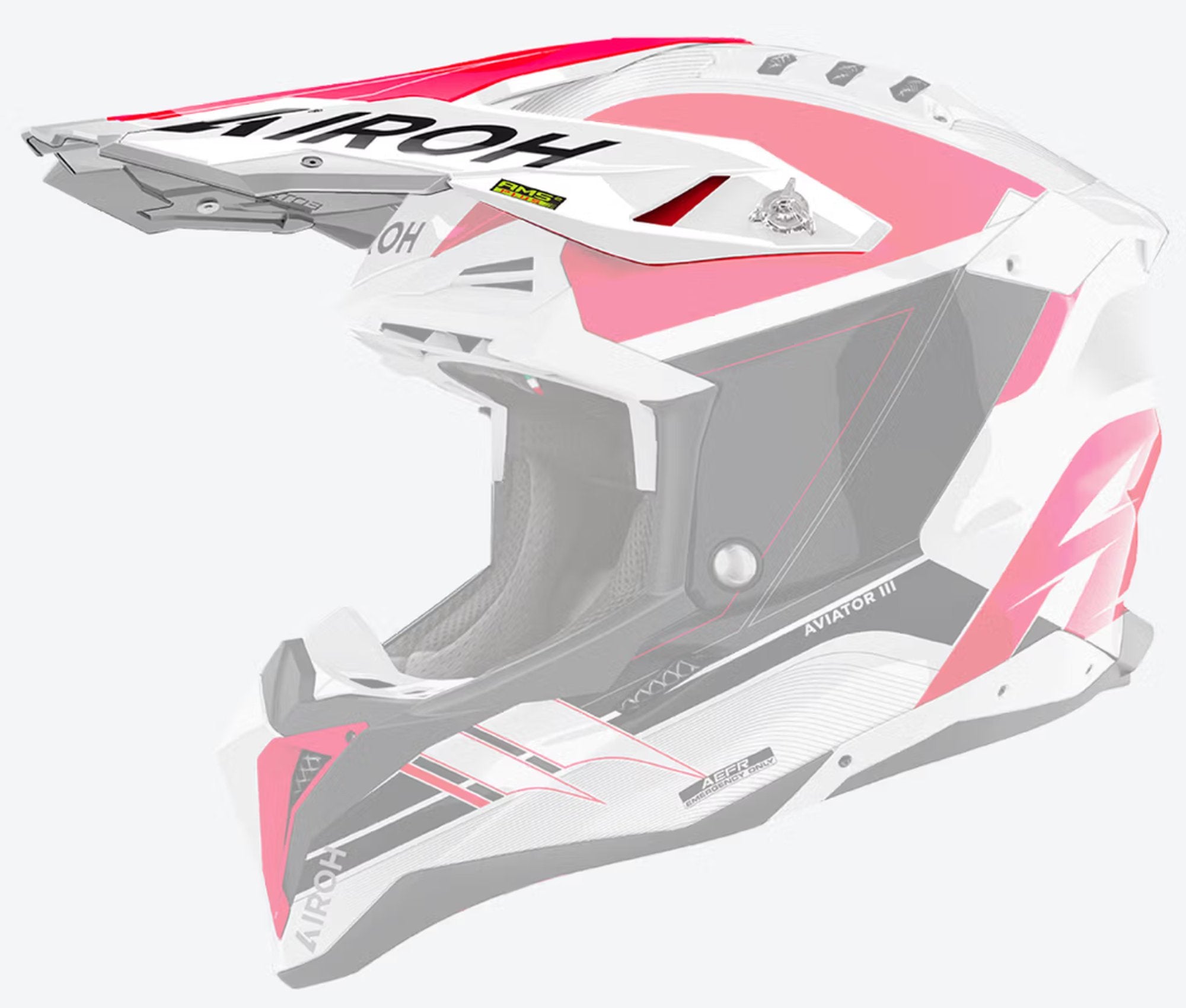 Airoh Aviator 3 Peak Saber Red Gloss