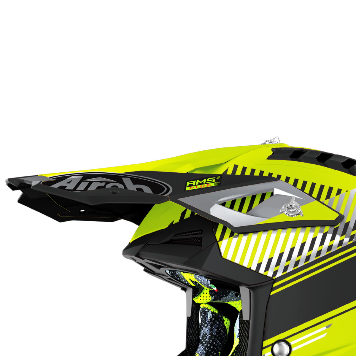 Airoh Aviator 3 Lippa Wave keltainen matta