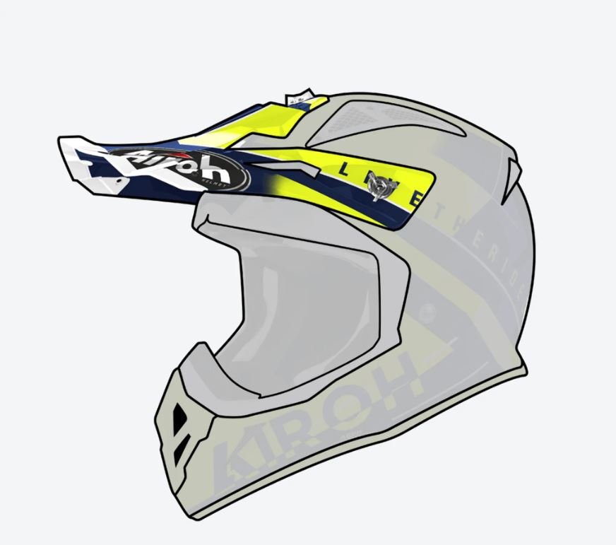 Airoh Aviator Ace Lippa Amaze Blue Gloss