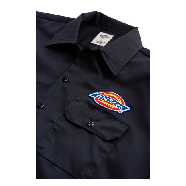Dickies Clintondale Lyhythihainen Työpaita - Musta
