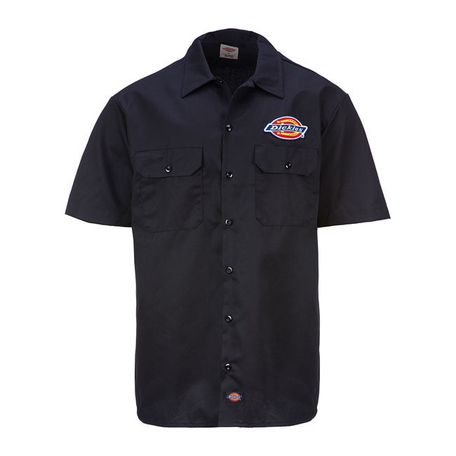 Dickies Clintondale Lyhythihainen Työpaita - Musta