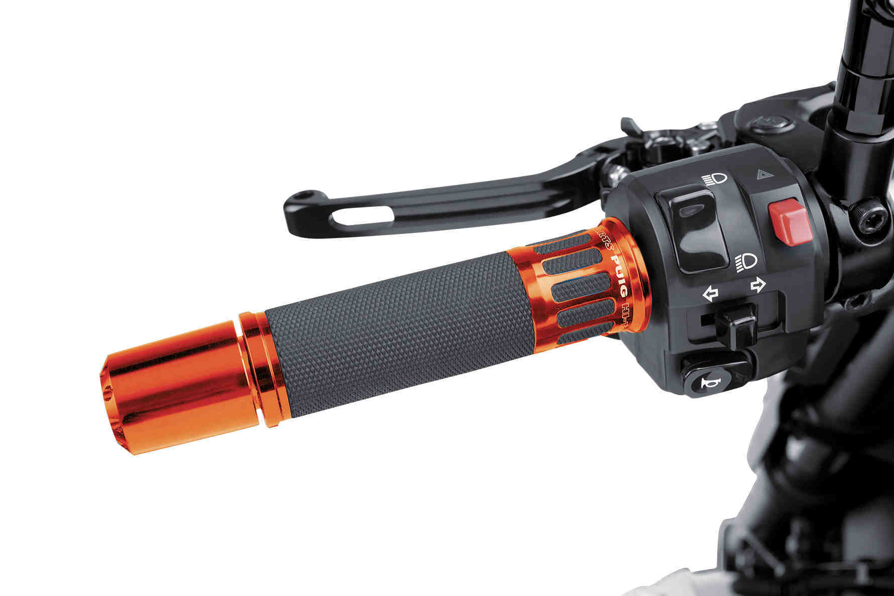 Puig Grips By Pair Puig Hi-Tech Racing C/Orange